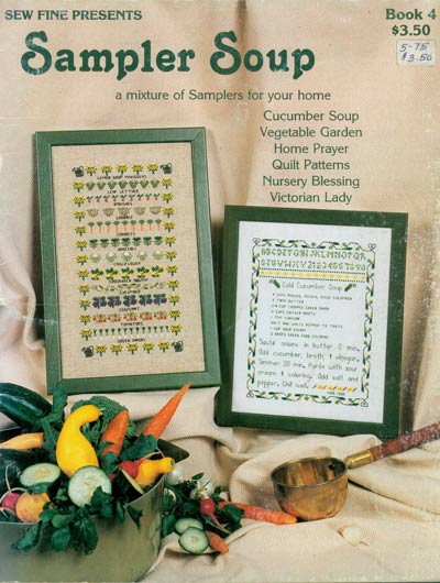 Sampler Soup Cross Stitch Leaflet