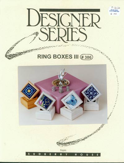 Ring Boxes III Cross Stitch Leaflet