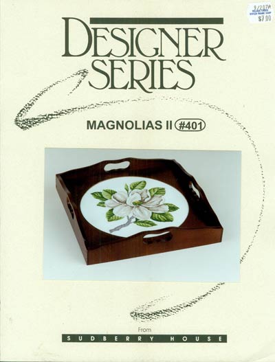 Magnolias II Cross Stitch Leaflet