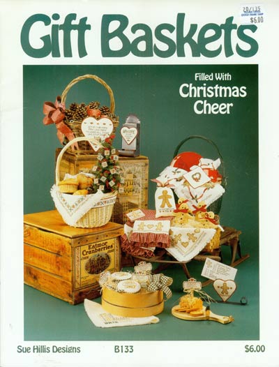 Gift Baskets Filled With Christmas Cheer Cross Stitch Leaflet