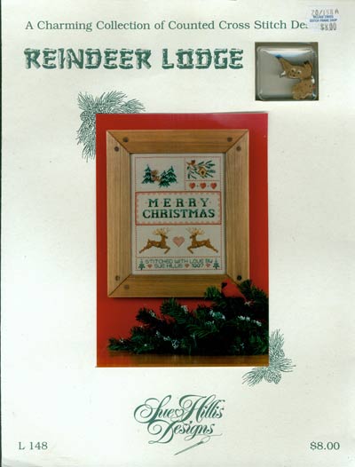 Reindeer Lodge Cross Stitch Leaflet
