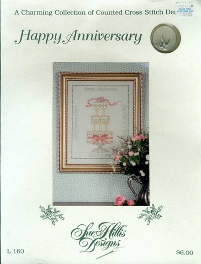 Happy Anniversary Cross Stitch Leaflet