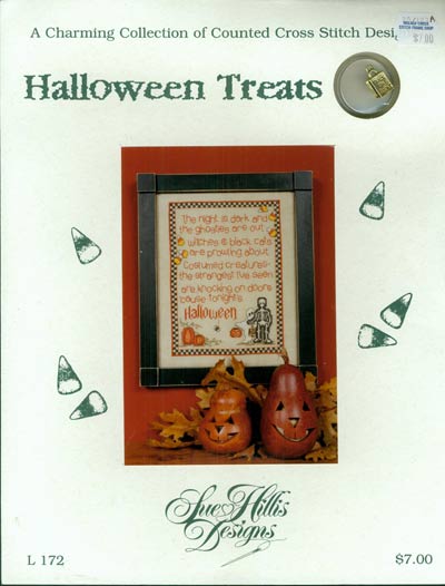 Halloween Treats Cross Stitch Leaflet