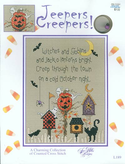 Jeepers Creepers! Cross Stitch Leaflet