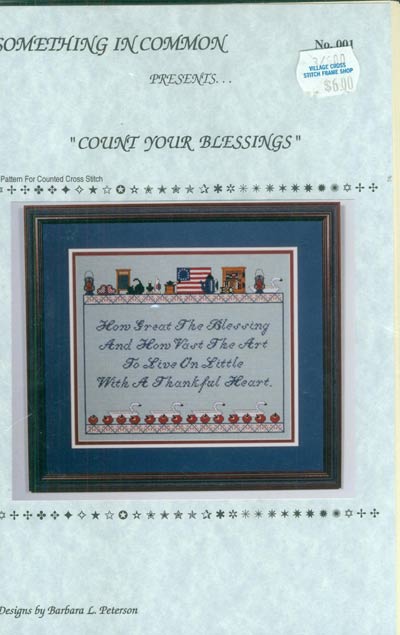 Count Your Blessings Cross Stitch Leaflet
