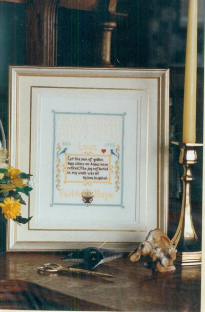 By Love Inspired Cross Stitch Leaflet