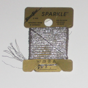 Sparkle: 01 Silver Cross Stitch Thread
