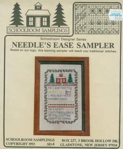 Needle's Ease Sampler Cross Stitch Leaflet
