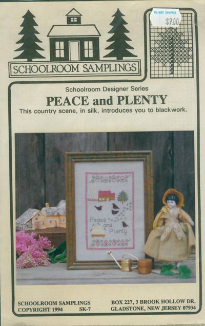 Peace and Plenty Cross Stitch Leaflet
