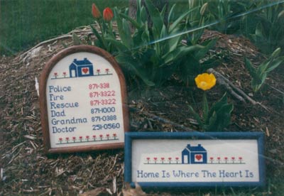 Home Is Where The Heart Is Cross Stitch Leaflet