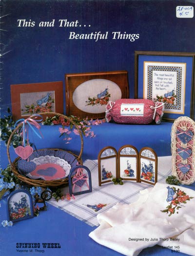 This and That Beautiful Things Cross Stitch Leaflet