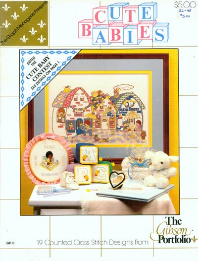 Cute Babies - The Gibson Portfolio Cross Stitch Leaflet