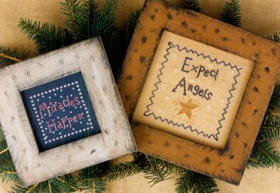 Heartfelt Sentiments - Expect Angels and Miracles Happen Cross Stitch Leaflet