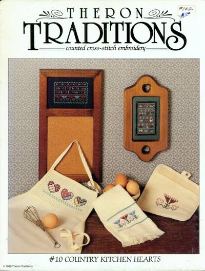 Country Kitchen Hearts Cross Stitch Leaflet