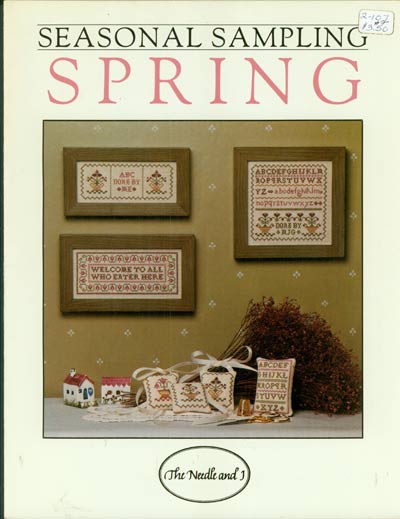 Seasonal Sampling, Spring Cross Stitch Leaflet