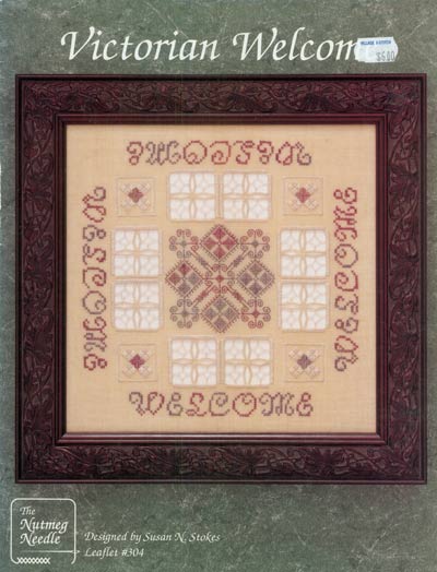 Victorian Welcome Cross Stitch Leaflet