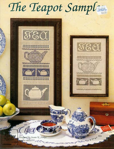The Teapot Sampler Cross Stitch Leaflet
