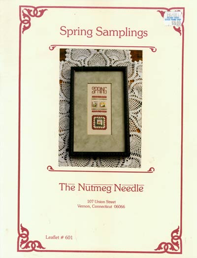 Spring Samplings Cross Stitch Leaflet