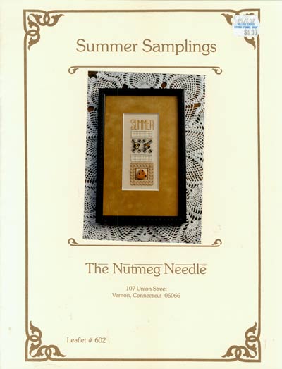 Summer Samplings Cross Stitch Leaflet
