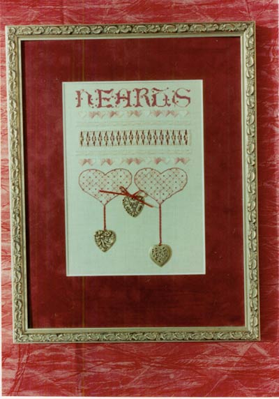 Hearts, Hearts, Hearts Cross Stitch Leaflet