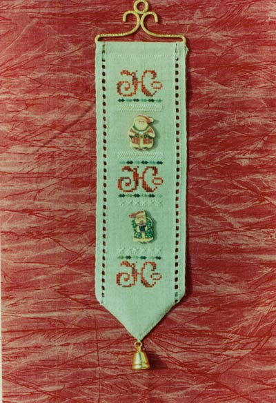 Santa Bellpull Cross Stitch Leaflet