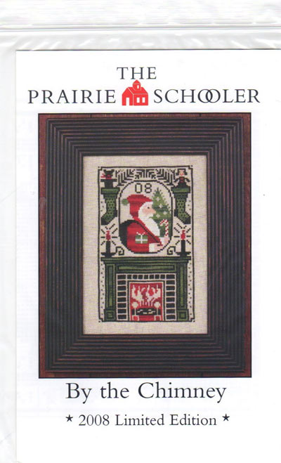 The Prairie Schooler By The Chimney 2008 Limited Edition Cross Stitch Leaflet
