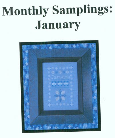 Monthly Samplings: January Cross Stitch Leaflet