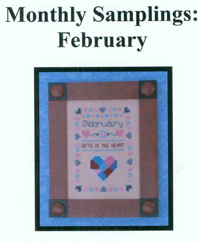 Monthly Samplings: February Cross Stitch Leaflet