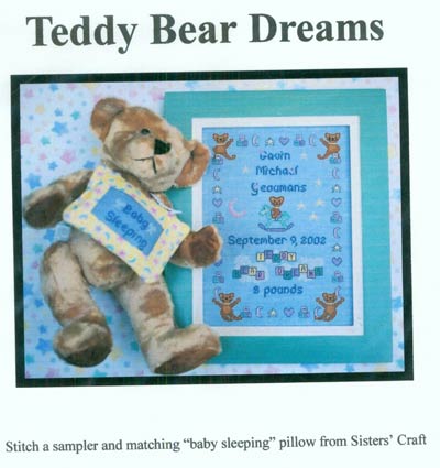 Teddy Bear Dreams Cross Stitch Leaflet