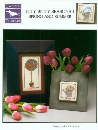 Itty Bitty Seasons l, Spring and Summer Cross Stitch Leaflet