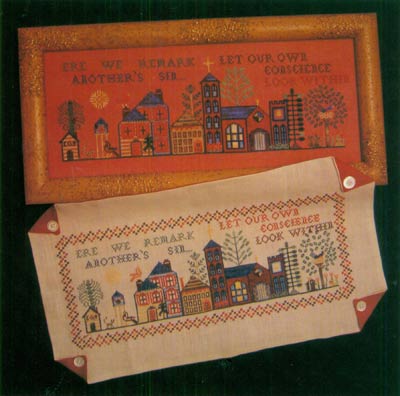 Town Cross Stitch Leaflet