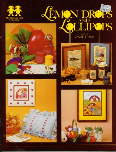 Lemon Drops and Lollipops Cross Stitch Leaflet