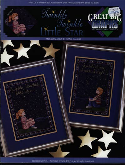 Twinkle Twinkle Little Star Cross Stitch Leaflet