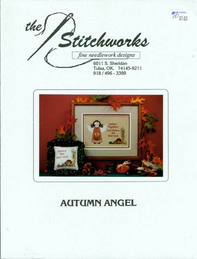 Autumn Angel Cross Stitch Leaflet