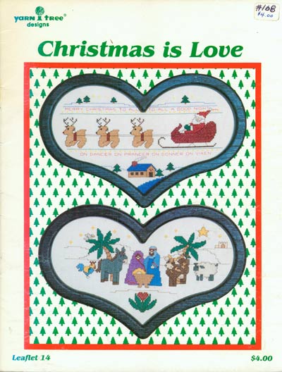 Christmas is Love Cross Stitch Leaflet