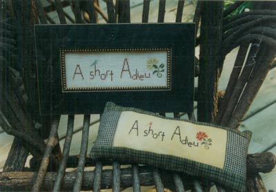 A Short Adieu Cross Stitch Leaflet