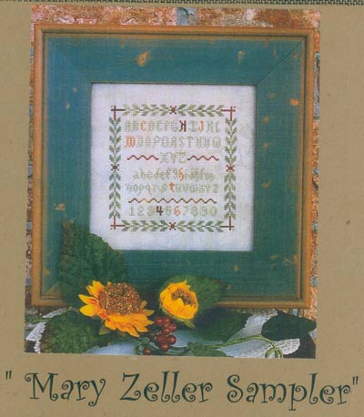 Mary Zeller Sampler Cross Stitch Leaflet