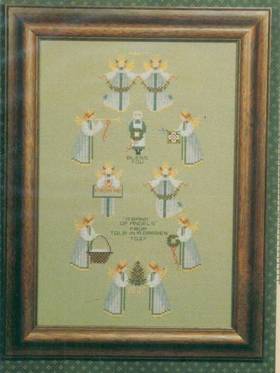 A Band of Angels Cross Stitch Leaflet