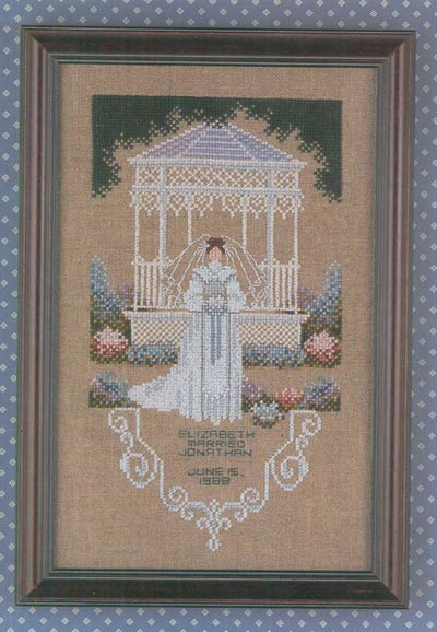 Victorian Bride Cross Stitch Leaflet