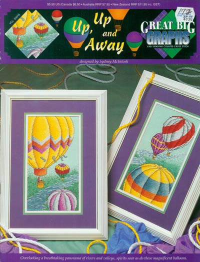 Up, Up, and Away Cross Stitch Leaflet