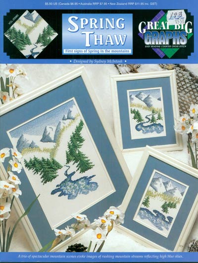 Spring Thaw Cross Stitch Leaflet