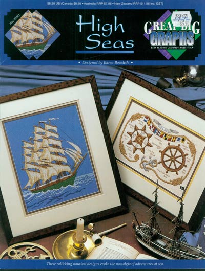 High Seas Cross Stitch Leaflet