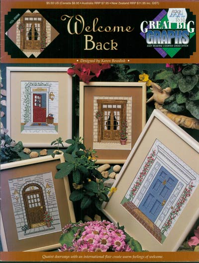 Welcome Back Cross Stitch Leaflet