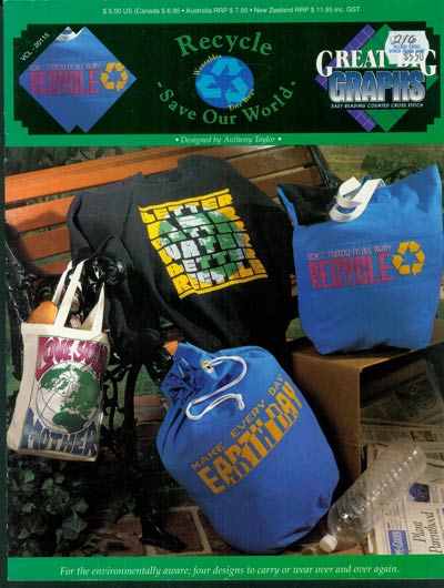 Recycle - Save Our World Cross Stitch Leaflet