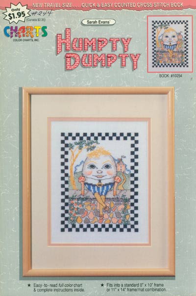 Humpty Dumpty Cross Stitch Leaflet