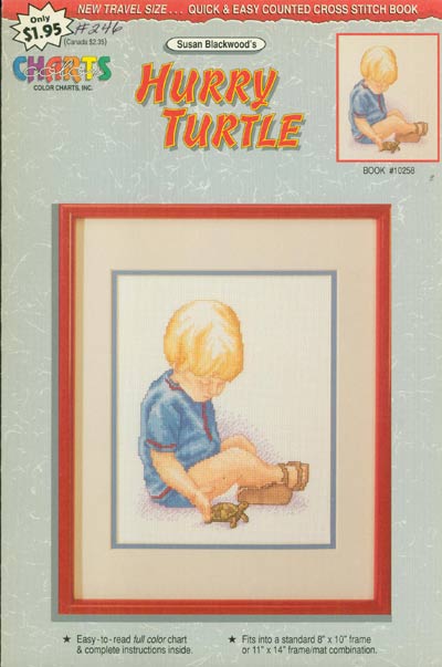 Hurry Turtle Cross Stitch Leaflet