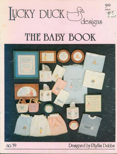 The Baby Book Cross Stitch Leaflet