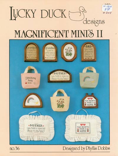 Magnificent Mini's ll Cross Stitch Leaflet