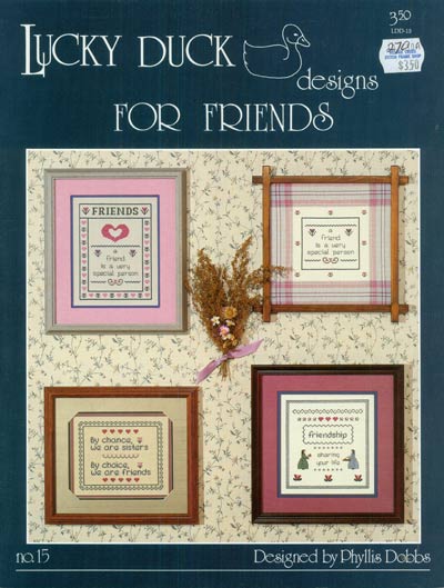 For Friends Cross Stitch Leaflet