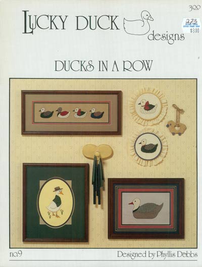 Ducks In A Row Cross Stitch Leaflet